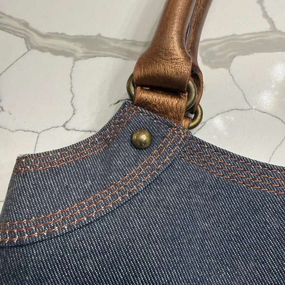 BURBERRY Blue Label Vintage Denim Tote Bag - Picture 11 of 13